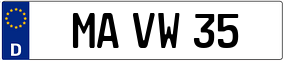 Truck License Plate